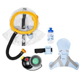 MIRA Safety CM-3M CBRN Child Escape Respirator with PAPR includes straps for carrying on the waist or back